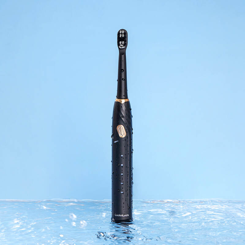 [Áp voucher 8%] Bàn Chải Đánh Răng Điện LocknLock Electric Toothbrush Dc3.7V, 1W - Màu Đen - ENR321BLK, , large image number null